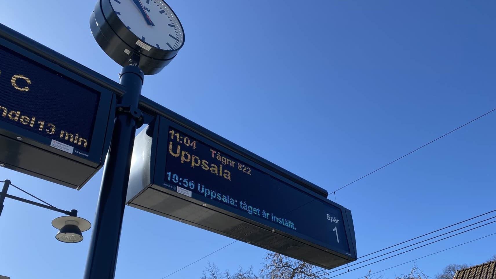 Tågstationen i Knivsta