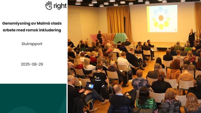 Kritik och behov av förnyelse: En extern granskning visar att Romska Rådet behöver förnyas, i nära dialog med den romska befolkningen.  Micael Nord lovar att arbetet ska ske i samråd med romska Malmöbor – förankring är avgörande.
