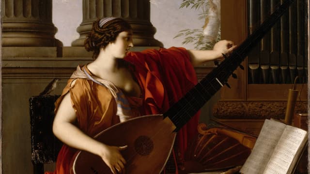 Allegory of Music av fransmannen Laurent de La Hyre (1649)
