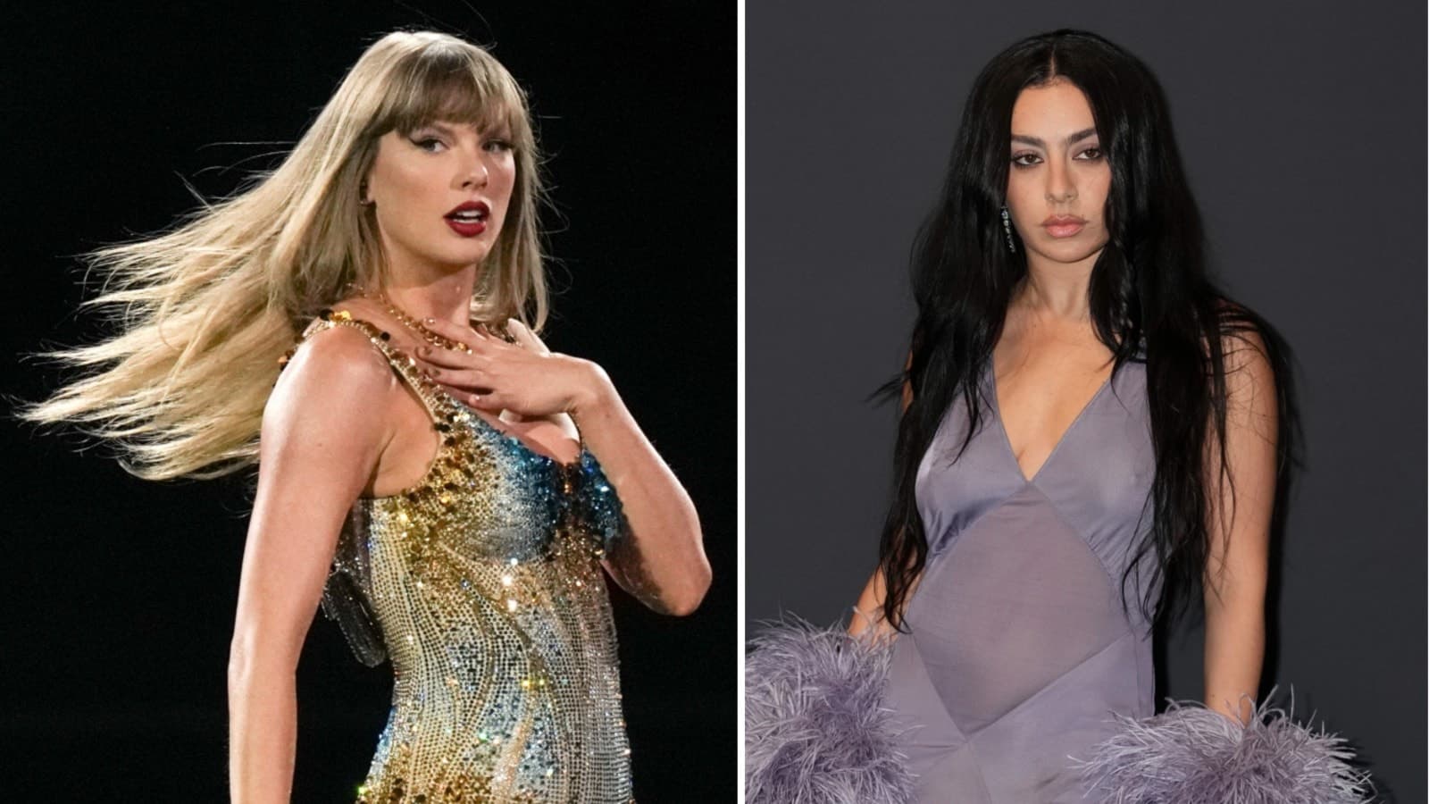 Taylor Swift och Charli XCX.