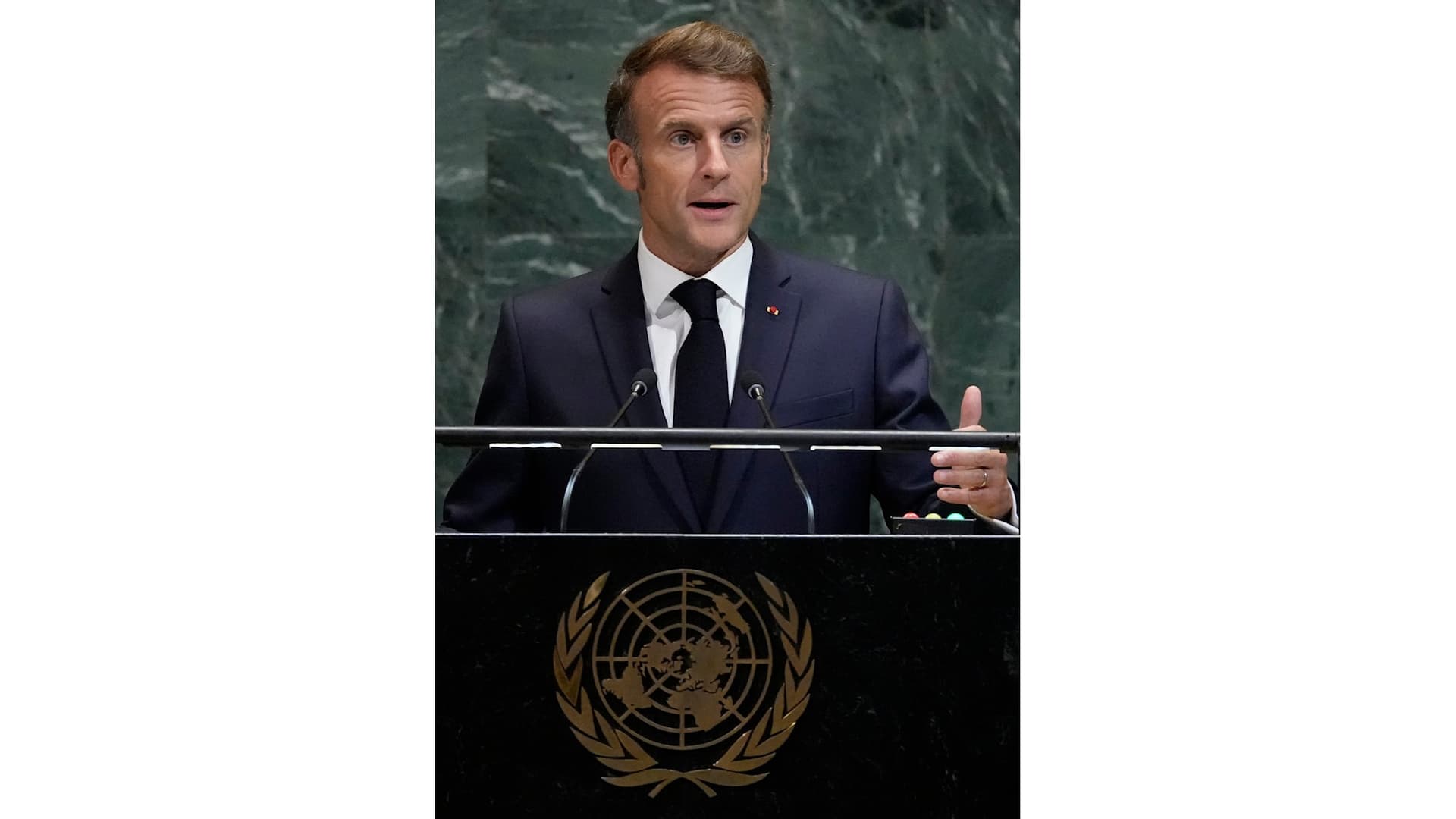 Frankrikes president Emmanuel Macron.